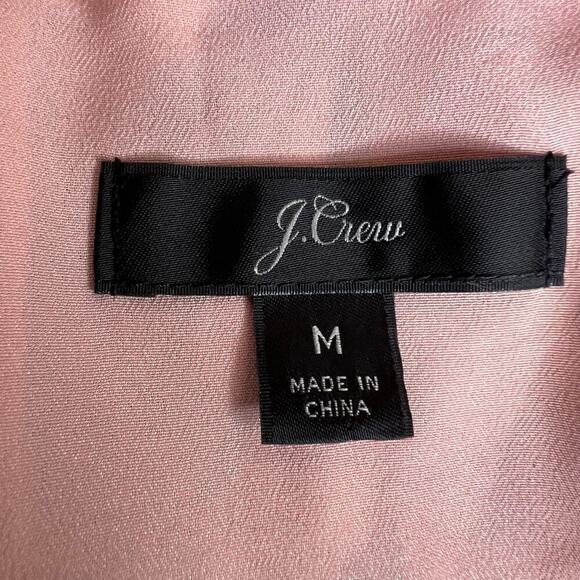 J. Crew Faye Dress  A-line Midi in Blush with Floral Print Women's Medium - Picture 15 of 15